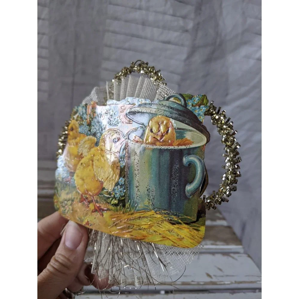 BlumChen Chick‎ Easter ornament cup filigree Xmas t